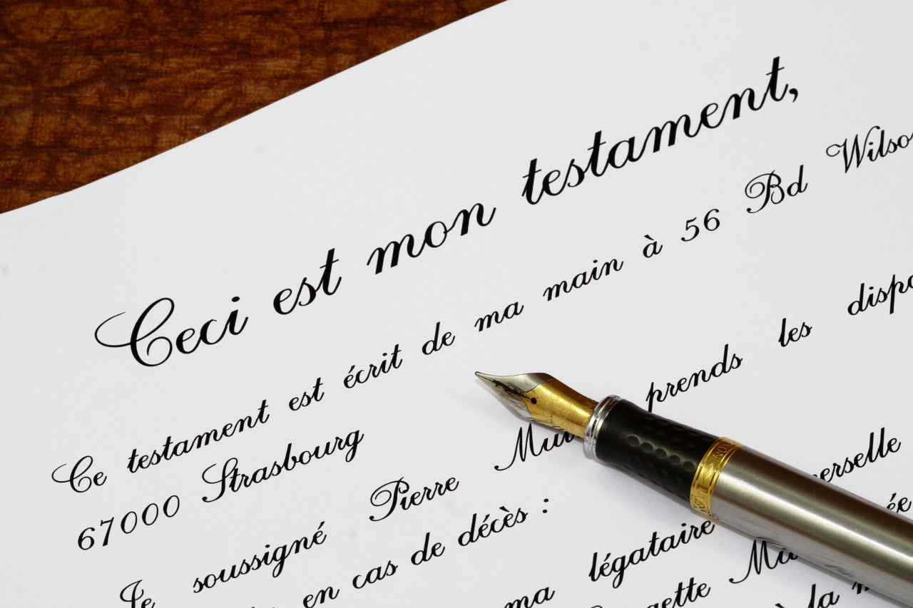 Quid du testament mystique dont l’auteur est quasiment aveugle ?